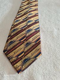 Cravatta color oro Missoni cravatte misto seta