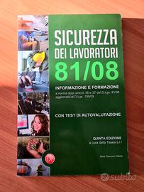 Libro Sicurezza dei lavoratori 81/08