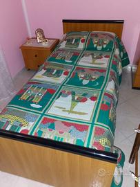 2 letti singoli (+rete +materasso) e armadio