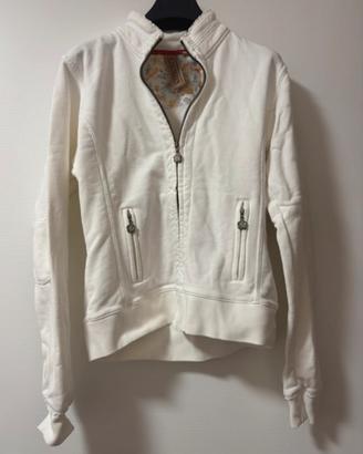 Giacca felpata Machu Picchu donna bianca nuova