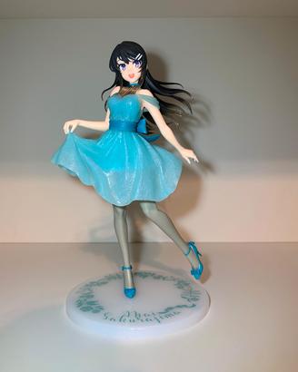 Bunny Girl Senpai Mai Sakurajima Clear Dress Figur