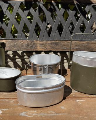 Gavetta Militare + bicchiere. Nuovo