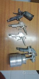 Pistole soffiaggio e verniciatura compressore