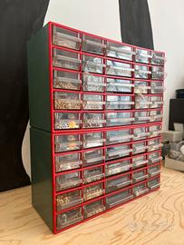 Cassettiera minuteria vintage