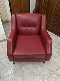 Poltrone in Pelle Vintage