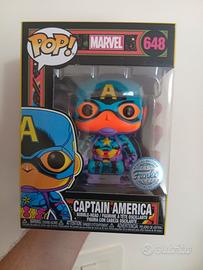 funko pop captain america black light avengers