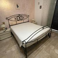 Trabarca letto matrimoniale ferro battuto