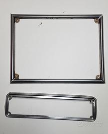 Portatarga anteriore e posteriore Lancia Fulvia