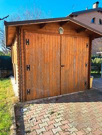 Garage casetta in legno 5,2x3,2m