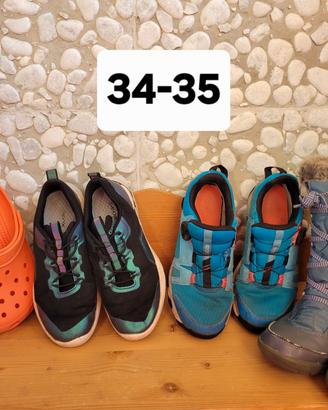 4 paia numero 34 - 35