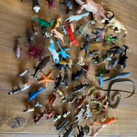 Animali giocattolo Schleich, playmobil 80 pezzi