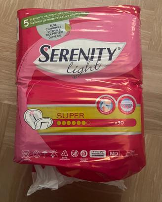 Serenity Light Super - 30 Assorbenti Incontinenza