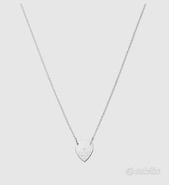 GUCCI ciondolo a forma di cuore e catenina Euro200