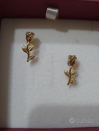orecchini tulipano acciaio 