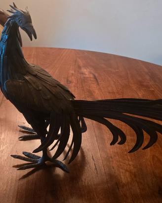 Scultura ferro battuto (gallo/fenice)