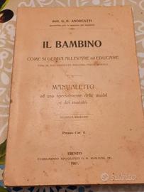 Libro antico 1911 Il Bambino – Trento