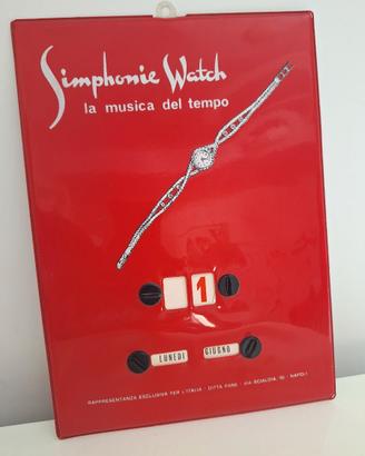 VINTAGE anni 50 - Calendario Simphonie Watch