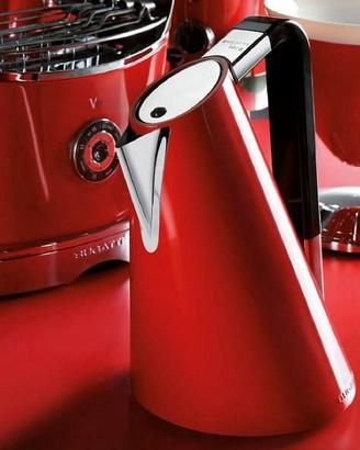 Bollitore di design Bugatti 4-Svera C3 easy rosso
