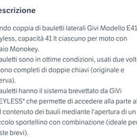Borse laterali moto givi