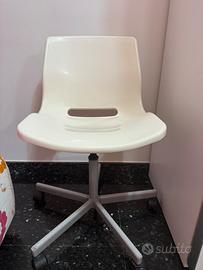 sedia bianca ikea