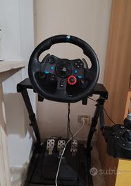 Logitech g29 con cambio ad H e struttura in metall