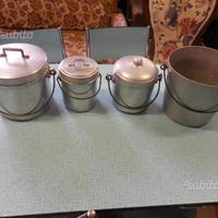 Secchielli per il latte