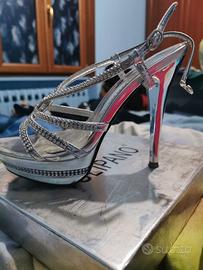 Scarpe gioiello argento