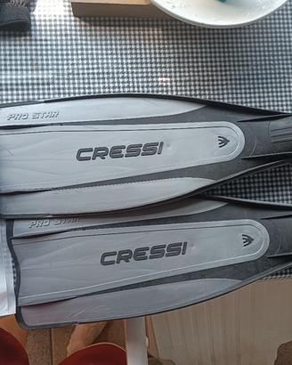 maschera e pinne cressi sub pesca apnea