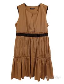 Dress in cotone stretch color cammello - Twinset