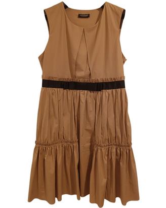 Dress in cotone stretch color cammello - Twinset