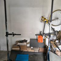 barra autoportante e dip per calisthenics 