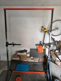 barra autoportante e dip per calisthenics 