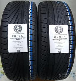 2 GOMME 205 45 17 UNIROYAL A75160