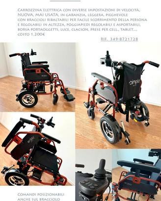 Carrozzina elettrica Nuova