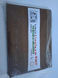 6 PEZZI tavolette di LINOLEUM, marca CWR, 18x25 cm