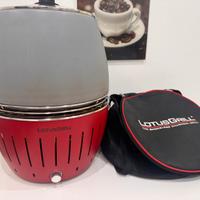 lotus grill con cappa e cavalletto