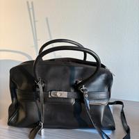 Borsa con tracolla nera