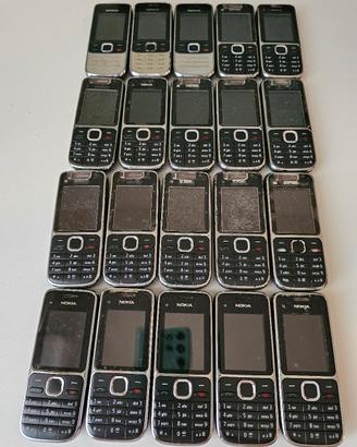 Lotto n. 20 Cellulari Nokia C2-01 2730 No Batterie