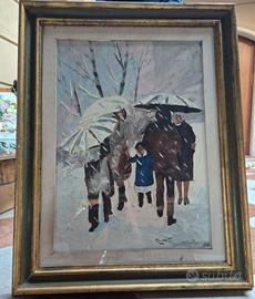 Mario Berrino - Passeggiata sotto la neve