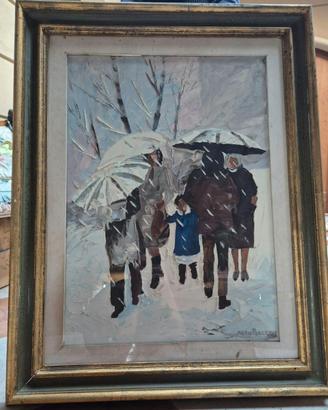Mario Berrino - Passeggiata sotto la neve