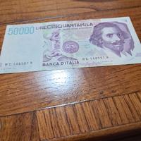 50.000 Lire Bernini - Banca d'Italia - Serie WC R 