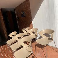 6 sedie Design Kicca by Kastel