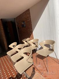 6 sedie Design Kicca by Kastel
