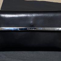 portafoglio nero in pelle da donna Fifth Avenue