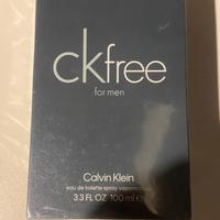 Ck free for men profumo 100 ml NUOVO