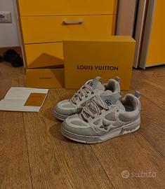Scarpe Louis Vuitton Skate grigie