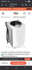   lavatrice portatile