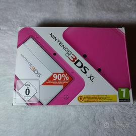 NINTENDO 3DS XL ROSA COMPLETO SCATOLA E PENNINO