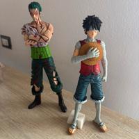 One Piece Luffy Zoro action figure anime pvc