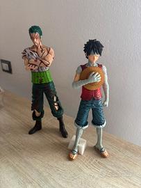 One Piece Luffy Zoro action figure anime pvc
